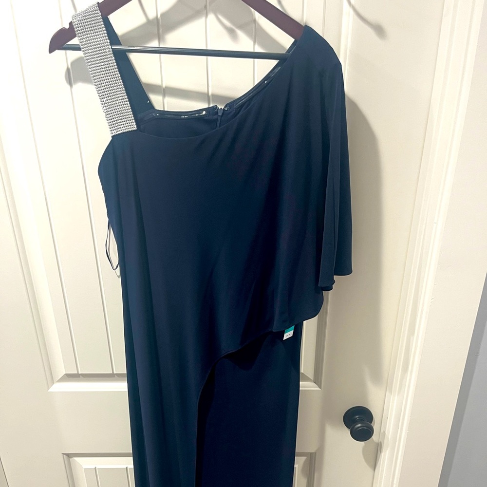 NWT Formal Romper One Shoulder with Rhinestones